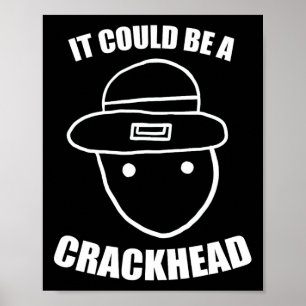 Poster Amateur Leprechaun Croquis Pourrait Être Un Crackh
