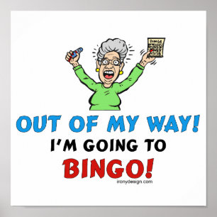 Poster Amateurs de bingo