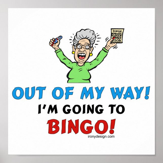 Poster Amateurs de bingo (Devant)