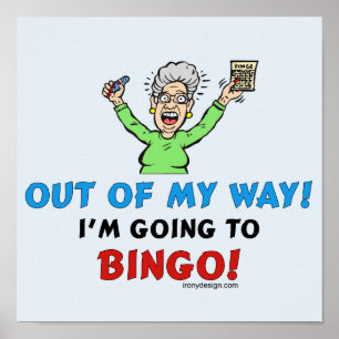 Poster Amateurs de bingo