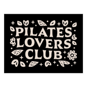 Poster Amateurs de Pilates citations