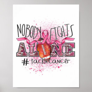 Poster Amateurs Personne ne combat seul contre le cancer 