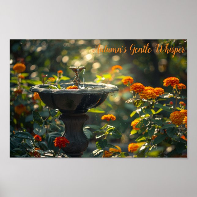 Poster Amber Autumn Bliss (Devant)