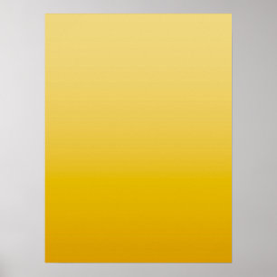Poster AMBIANCE PRINTEMPS – Jaune doux profond à clair