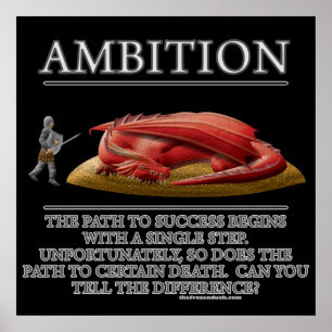 Poster Ambition Imaginaire (de)Motivateur