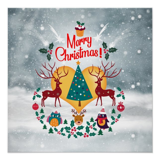 Poster Âme de Noël (Devant)