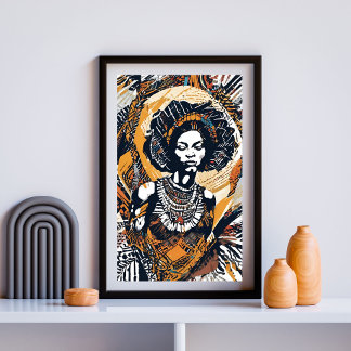 Poster Âme Dorée de l'Afrique