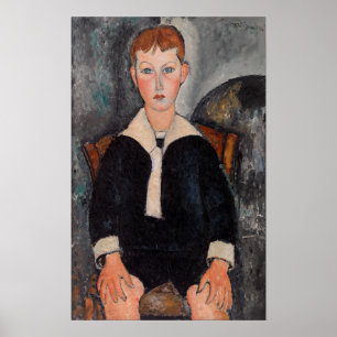 Poster Amedeo Modigliani - Garçon en Sailor