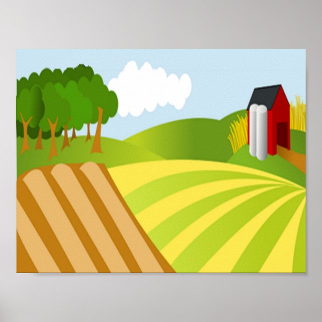 Poster aménagement agricole (Devant)