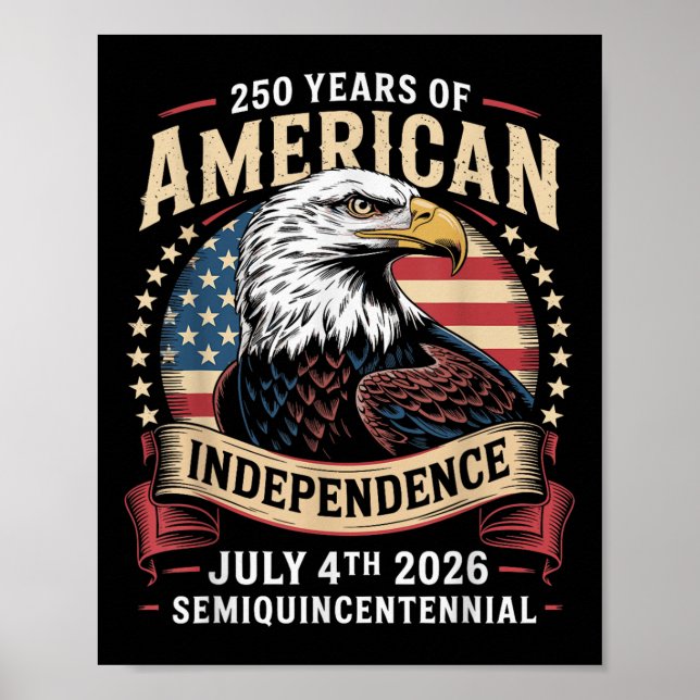 Poster America 250th Anniversary Celebration 250 Years Am (Devant)