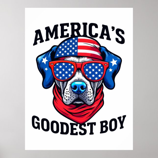 Poster America’s Goodest Boy Dog (Devant)