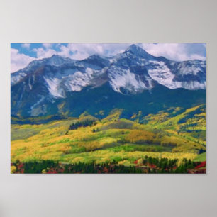 Poster America Tree Line Parc national olympique