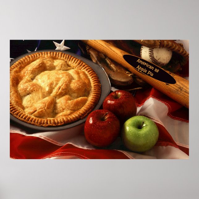 Poster Américain comme tarte à la pomme (Devant)