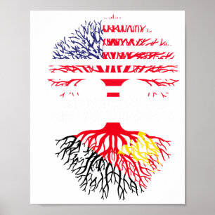 Poster Américain cultivé avec des racines papoues-néo-gui