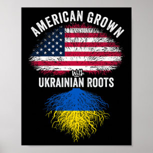 Poster Américain cultivé avec des racines ukrainiennes Ét