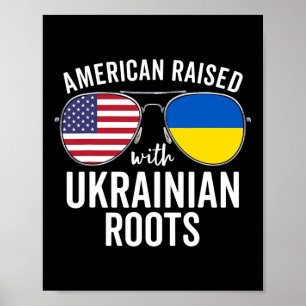 Poster Américain élevé avec des racines ukrainiennes État