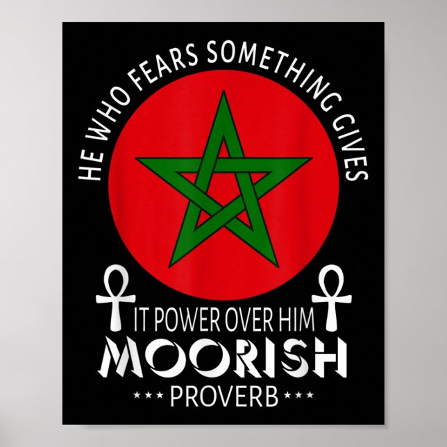 Poster Américain Mauresque Qui Craindre Soin Maures Islam (Devant)