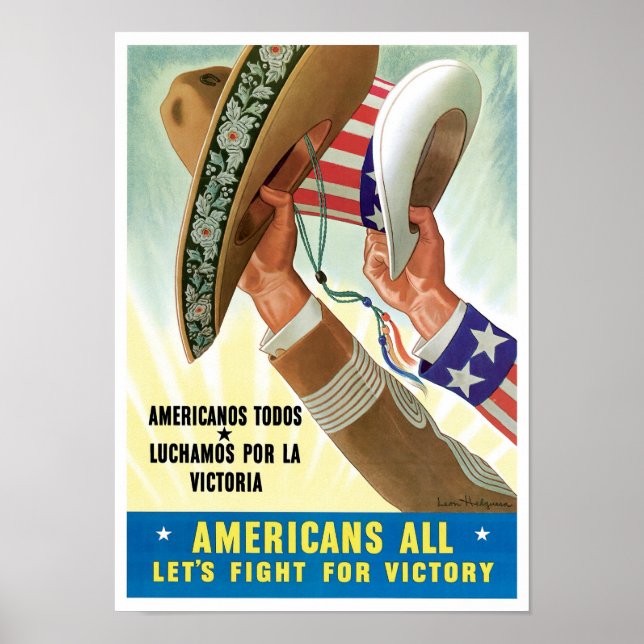 Poster Américains (Devant)