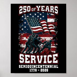 Poster American 250th Anniversary Celebration 250 Years U