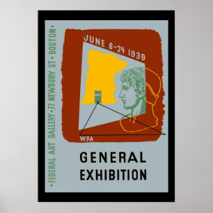 Poster American Design Exhibit Boston