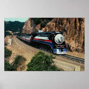 Poster American Freedom Train 4449 à Cape Horn, Californi
