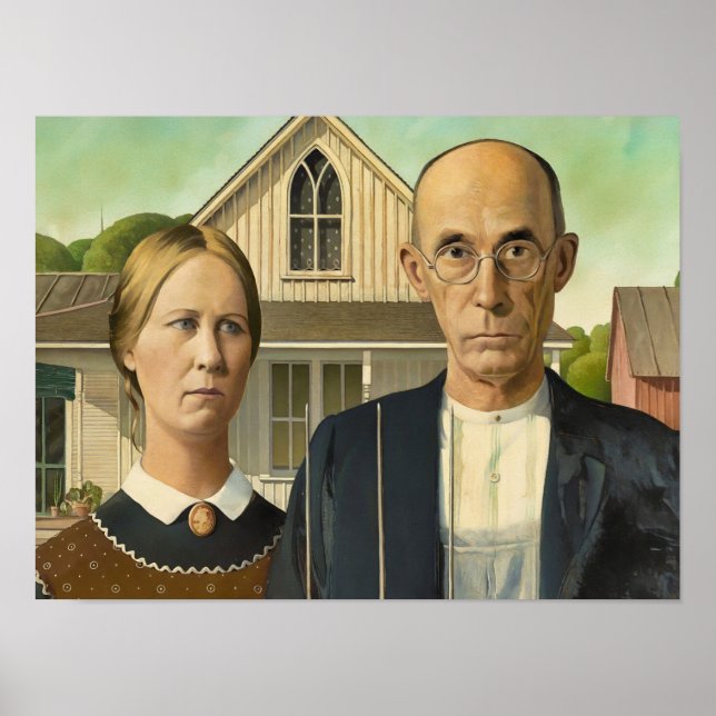 Poster American Gothic (Devant)