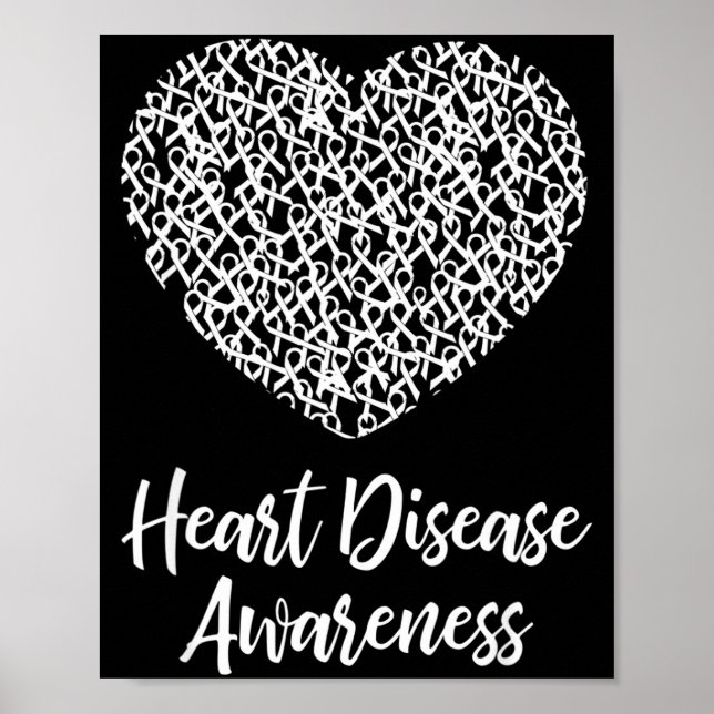 Poster American Heart Month Suprt Tees Co Heart Disease A (Devant)