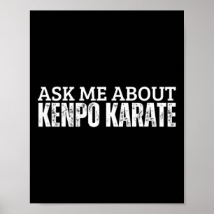 Poster American Kenpo Coach Posez-Moi Des Questions Sur K