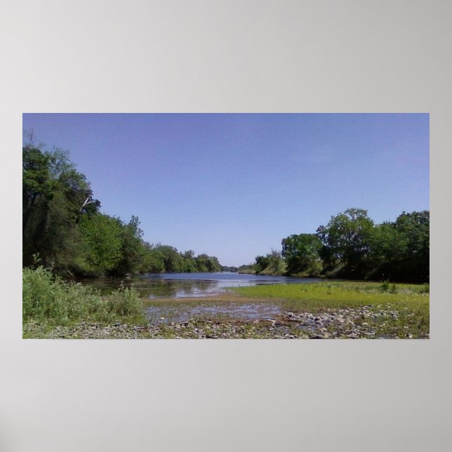 Poster American River à Sacramento, CA Imprimer (Devant)