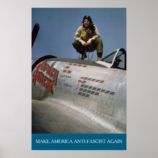 Poster American WWII Pilot MAAFA  (Devant)