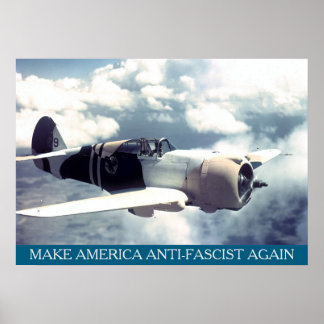 Poster American WWII Plane MAAFA