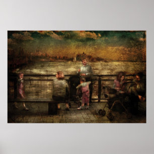 Poster Américana - Familles juives