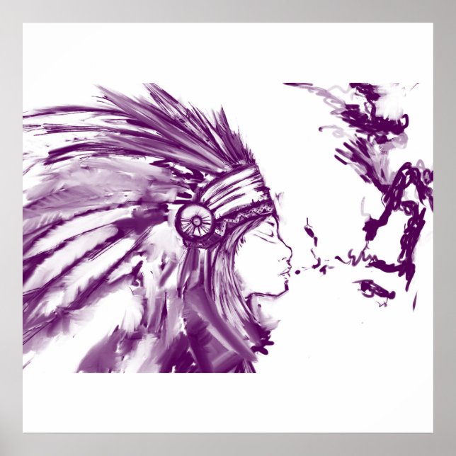 Poster amérindien (Devant)