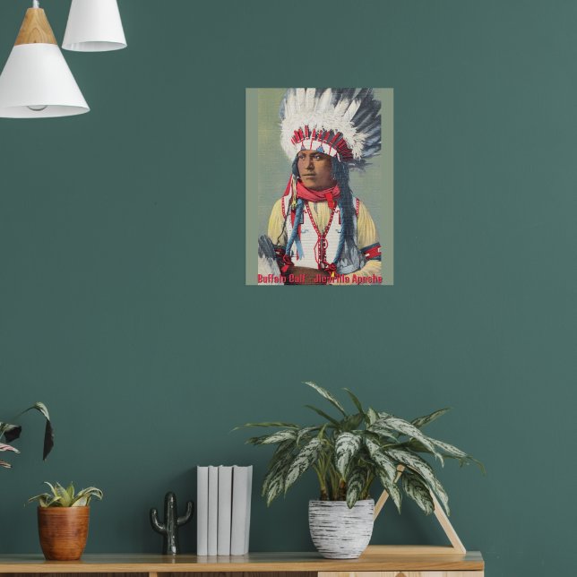 Poster Amérindien de Buffalo Calf (Salon 1)