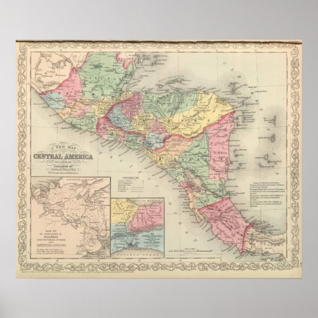 Poster Amérique centrale 6 (Devant)