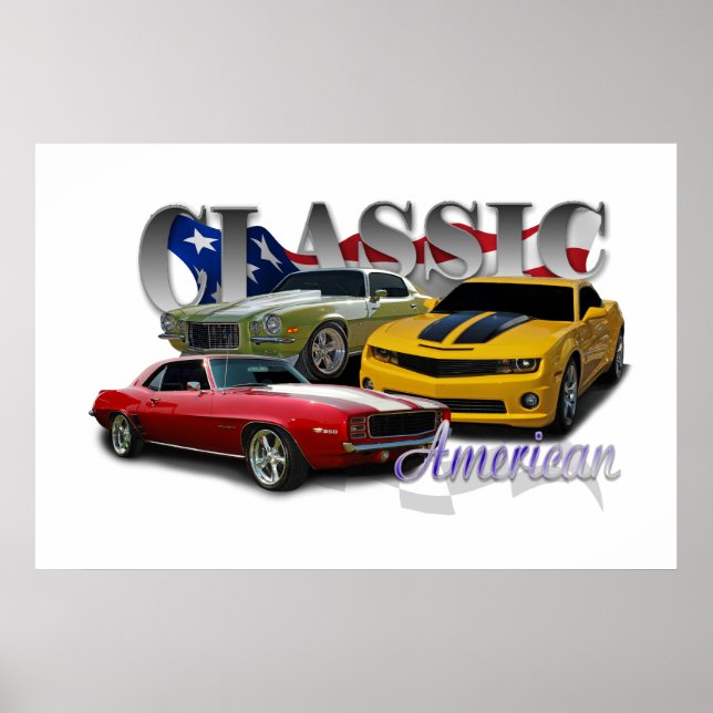 Poster Amérique classique (Devant)