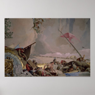 Poster Amérique, détail de la gloire de l'Espagne II