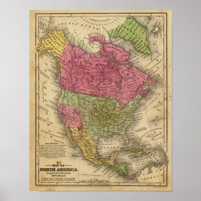 Poster Amérique du Nord 34 (Devant)