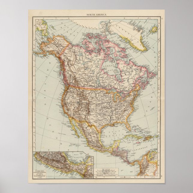 Poster Amérique du Nord 36 (Devant)