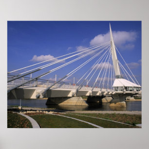 Poster Amérique du Nord, Canada, Manitoba, Winnipeg,