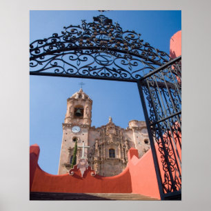 Poster Amérique du Nord, Mexique, État de Guanajuato. Le