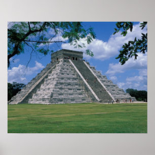 Poster Amérique du Nord, Mexique, péninsule du Yucatan, 2