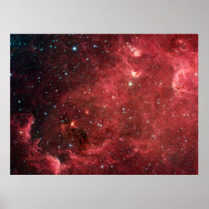 Poster Amérique du Nord Nebula Infrarouge