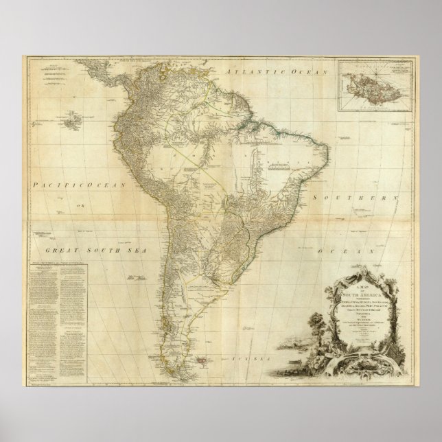 Poster Amérique du Sud composite (Devant)