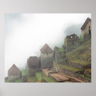 Poster Amérique du Sud Pérou Macchu Picchu