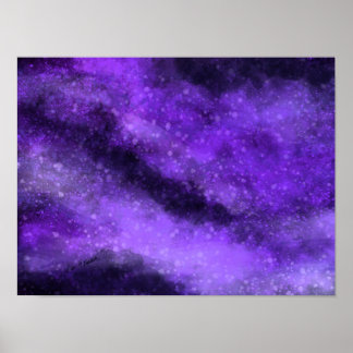 Poster Améthyst Galaxy