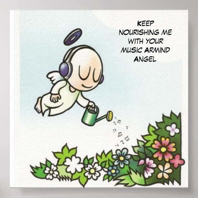 Poster Aminer l'ange (Devant)