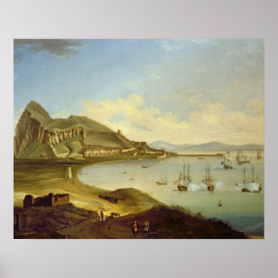 Poster Amiral de l'Escadron Bleu à Gibraltar