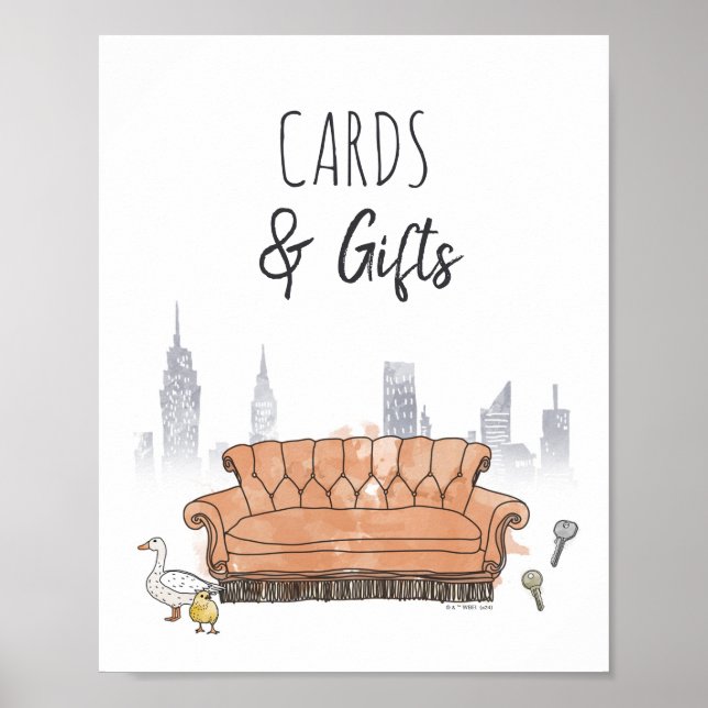 Poster AMIS™ | Cartes de Fête des mariées et cadeaux (Devant)