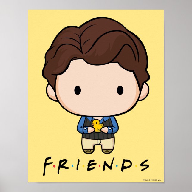 Poster AMIS™ | Chandler Chibi (Devant)